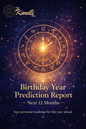 Birthday Year Prediction Report (Next 12 Months)