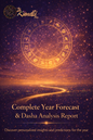 Complete Year Forecast & Dasha Analysis Report