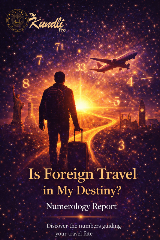 Is Foreign Travel in My Destiny? Numerology Report